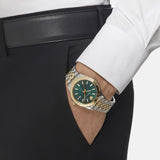 Buy Shop Versace Hellenium Green Dial Two Tone Steel Strap Watch for Men - VEVK00620 USA Online