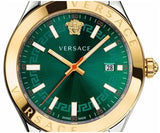 Buy Shop Versace Hellenium Green Dial Two Tone Steel Strap Watch for Men - VEVK00620 USA Online