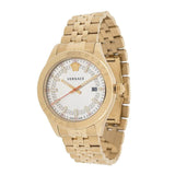 Buy Shop Versace Hellenyium Analog White Dial Gold Steel Strap Watch for Men - VEVK00720 USA Online