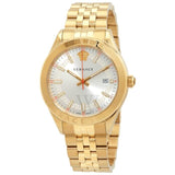 Buy Shop Versace Hellenyium Analog White Dial Gold Steel Strap Watch for Men - VEVK00720 USA Online
