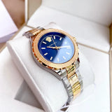 Buy Shop Versace Hellenyium Blue Dial Two Tone Steel Strap Watch for Women - V12060017 USA Online