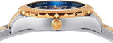 Buy Shop Versace Hellenyium Blue Dial Two Tone Steel Strap Watch for Women - V12060017 USA Online