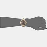 Buy Shop Versace Hellenyium Brown Dial Two Tone Steel Strap Watch for Women - V12040015 USA Online