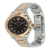 Buy Shop Versace Hellenyium Brown Dial Two Tone Steel Strap Watch for Women - V12040015 USA Online