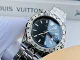 Buy Shop Versace Hellenyium GMT Black Dial Silver Steel Strap Watch for Men - V11020015 USA Online