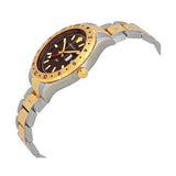 Buy Shop Versace Hellenyium GMT Black Dial Two Tone Steel Strap Watch for Men - V11040015 USA Online