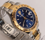 Buy Shop Versace Hellenyium GMT Blue Dial Two Tone Steel Strap Watch for Men - V11060017 USA Online