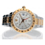 Buy Shop Versace Hellenyium GMT Silver Dial Two Tone Steel Strap Watch for Men - V11030015 USA Online