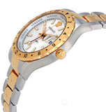 Buy Shop Versace Hellenyium GMT Silver Dial Two Tone Steel Strap Watch for Men - V11030015 USA Online