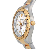 Buy Shop Versace Hellenyium GMT Silver Dial Two Tone Steel Strap Watch for Men - V11030015 USA Online