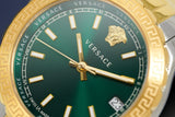 Buy Shop Versace Hellenyium Green Dial Two Tone Steel Strap Watch for Women - V12050015 USA Online