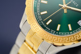 Buy Shop Versace Hellenyium Green Dial Two Tone Steel Strap Watch for Women - V12050015 USA Online