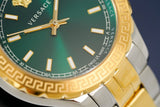 Buy Shop Versace Hellenyium Green Dial Two Tone Steel Strap Watch for Women - V12050015 USA Online