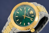 Buy Shop Versace Hellenyium Green Dial Two Tone Steel Strap Watch for Women - V12050015 USA Online