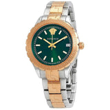 Buy Shop Versace Hellenyium Green Dial Two Tone Steel Strap Watch for Women - V12050015 USA Online