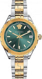 Buy Shop Versace Hellenyium Green Dial Two Tone Steel Strap Watch for Women - V12050015 USA Online