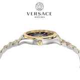 Buy Shop Versace Hellenyium Grey Dial Two Tone Steel Strap Watch for Women - VEHU00520 USA Online