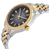 Buy Shop Versace Hellenyium Grey Dial Two Tone Steel Strap Watch for Women - VEHU00520 USA Online