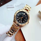 Buy Shop Versace Hellenyium Quartz Black Dial Gold Steel Strap Watch For Men - VE3A00820 USA Online