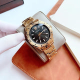 Buy Shop Versace Hellenyium Quartz Black Dial Gold Steel Strap Watch For Men - VE3A00820 USA Online