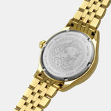 Buy Shop Versace Hellenyium Quartz Black Dial Gold Steel Strap Watch for Women - VE2S00622 USA Online