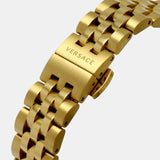 Buy Shop Versace Hellenyium Quartz Black Dial Gold Steel Strap Watch for Women - VE2S00622 USA Online