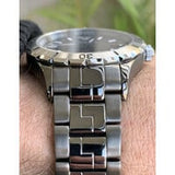 Buy Shop Versace Hellenyium Quartz Black Dial Grey Steel Strap Watch For Men - VE3A00620 USA Online