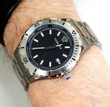 Buy Shop Versace Hellenyium Quartz Black Dial Grey Steel Strap Watch For Men - VE3A00620 USA Online