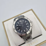 Buy Shop Versace Hellenyium Quartz Black Dial Grey Steel Strap Watch For Men - VE3A00620 USA Online