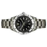 Buy Shop Versace Hellenyium Quartz Black Dial Grey Steel Strap Watch For Men - VE3A00620 USA Online