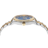 Buy Shop Versace Hellenyium Quartz Blue Dial Two Tone Steel Strap Watch for Men - VEVK00520 USA Online