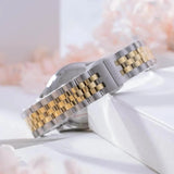 Buy Shop Versace Hellenyium Quartz Blue Dial Two Tone Steel Strap Watch for Women - VE2S00522 USA Online