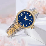 Buy Shop Versace Hellenyium Quartz Blue Dial Two Tone Steel Strap Watch for Women - VE2S00522 USA Online