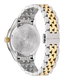 Buy Shop Versace Hellenyium Quartz Blue Dial Two Tone Steel Strap Watch for Women - VE2S00522 USA Online