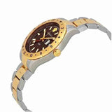 Buy Shop Versace Hellenyium Quartz Brown Dial Two Tone Steel Strap Watch For Men - V11040015 USA Online
