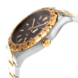 Buy Shop Versace Hellenyium Quartz Brown Dial Two Tone Steel Strap Watch For Men - V11040015 USA Online