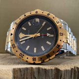 Buy Shop Versace Hellenyium Quartz Green Dial Two Tone Steel Strap Watch For Men - VE3A00720 USA Online