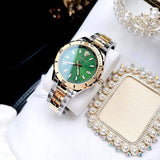 Buy Shop Versace Hellenyium Quartz Green Dial Two Tone Steel Strap Watch For Men - VE3A00720 USA Online