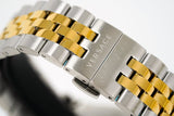 Buy Shop Versace Hellenyium Quartz Green Dial Two Tone Steel Strap Watch For Men - VEVI00620 USA Online