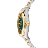 Buy Shop Versace Hellenyium Quartz Green Dial Two Tone Steel Strap Watch For Men - VEVI00620 USA Online