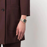 Buy Shop Versace Hellenyium Quartz Green Dial Two Tone Steel Strap Watch for Women - VE2S00422 USA Online