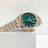 Buy Shop Versace Hellenyium Quartz Green Dial Two Tone Steel Strap Watch for Women - VE2S00422 USA Online