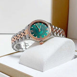 Buy Shop Versace Hellenyium Quartz Green Dial Two Tone Steel Strap Watch for Women - VE2S00422 USA Online