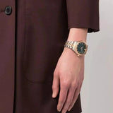 Buy Shop Versace Hellenyium Quartz Green Dial Two Tone Steel Strap Watch for Women - VE2S00422 USA Online