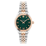 Buy Shop Versace Hellenyium Quartz Green Dial Two Tone Steel Strap Watch for Women - VE2S00422 USA Online