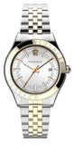 Buy Shop Versace Hellenyium Quartz Silver Dial Two Tone Steel Strap Watch For Men - VEVK01121 USA Online