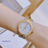 Buy Shop Versace Hellenyium Silver Dial Two Tone Steel Strap Watch for Women - V12030015 USA Online