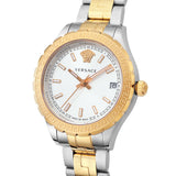 Buy Shop Versace Hellenyium Silver Dial Two Tone Steel Strap Watch for Women - V12030015 USA Online