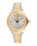 Buy Shop Versace Hellenyium Silver Dial Two Tone Steel Strap Watch for Women - V12030015 USA Online