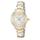 Buy Shop Versace Hellenyium Silver Dial Two Tone Steel Strap Watch for Women - V12030015 USA Online